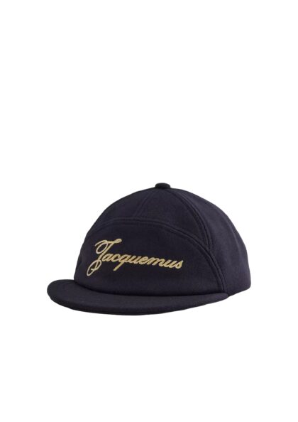 JACQUEMUS - LA CASQUETTE LANA DARK NAVY