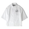 JACQUEMUS - LA CHEMISE ALOE - PALM TREE WHITE / BLACK