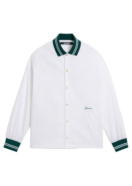 JACQUEMUS - LA CHEMISE BASEBALL LS WHITE