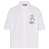 JACQUEMUS - LA CHEMISE CABRI BLACK/WHITE ORGANIC STATU