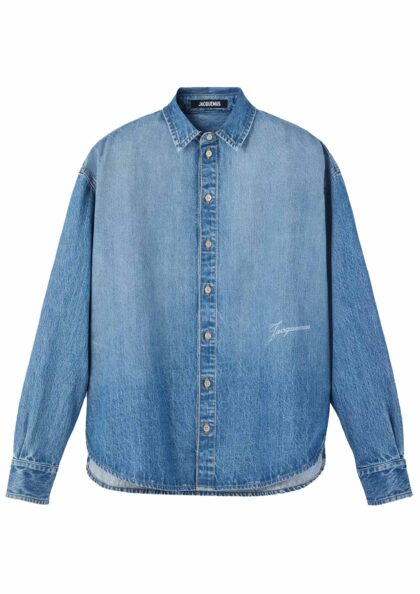 JACQUEMUS - LA CHEMISE DE-NIMES SIMON - BLUE / TABAC