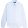 JACQUEMUS - LA CHEMISE SIMON ML DIAGONAL BLUE JACQUEMUS EMBROIDERY