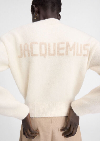 JACQUEMUS - LA MAILLE JACQUEMUS LIGHT BEIGE