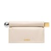 JACQUEMUS - LA POCHETTE ROND CARRE LIGHT IVORY