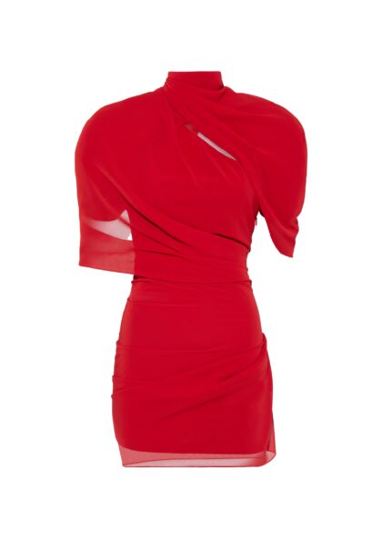 JACQUEMUS - LA ROBE CASTAGNA RED