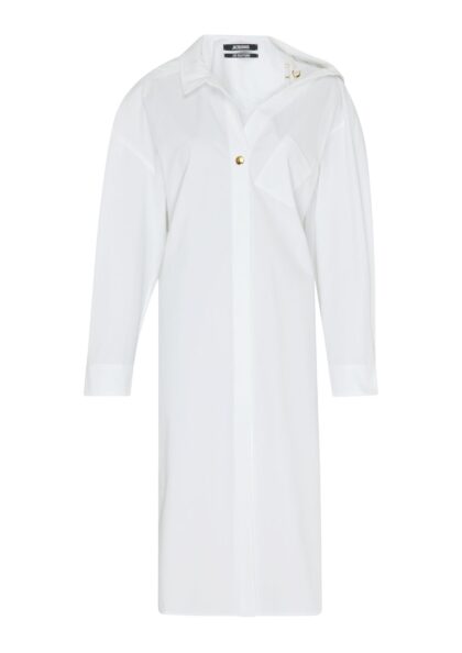 JACQUEMUS - LA ROBE CHEMISE WHITE