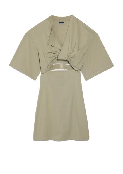 JACQUEMUS - LA ROBE T-SHIRT BAHIA LIGHT KHAKI