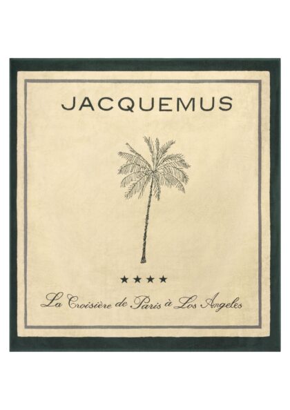 JACQUEMUS - LA SERVIETTE CROISIERE PALM TREE GREEN / LIGHT YELLOW