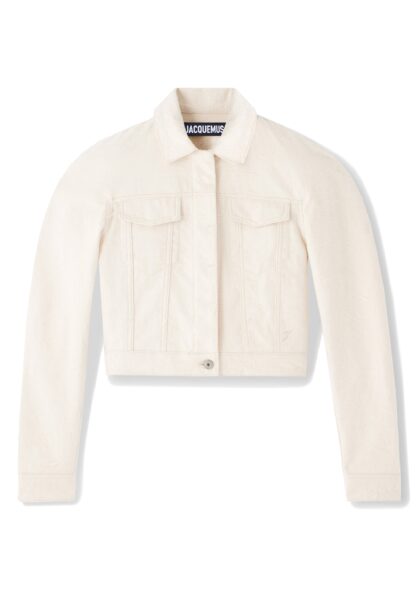 JACQUEMUS - LA VESTE DE-NIMES OVALO OFF-WHITE