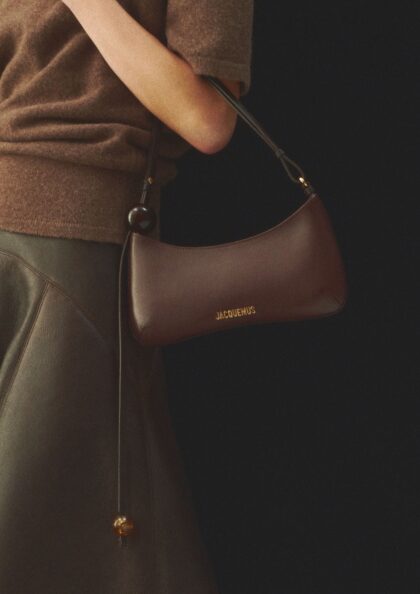 JACQUEMUS - LE BISOU PERLE MEDIUM BROWN