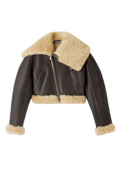 JACQUEMUS - LE BLOUSON AVIATORE DARK BROWN