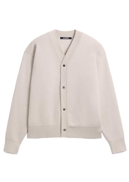 JACQUEMUS - LE CARDIGAN BOUTONNE LIGHT BEIGE