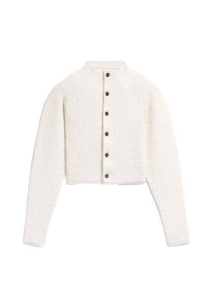 JACQUEMUS - LE CARDIGAN SCALA OFF-WHITE