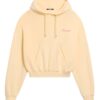 JACQUEMUS - LE HOODIE CORTO UNI CLUB BEIGE