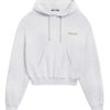JACQUEMUS - LE HOODIE CORTO UNI CLUB GREY