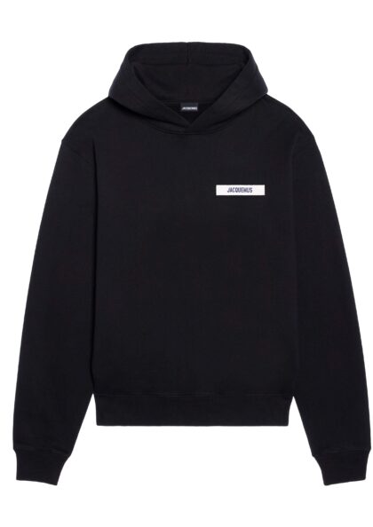 JACQUEMUS - LE HOODIE GROS GRAIN BLACK