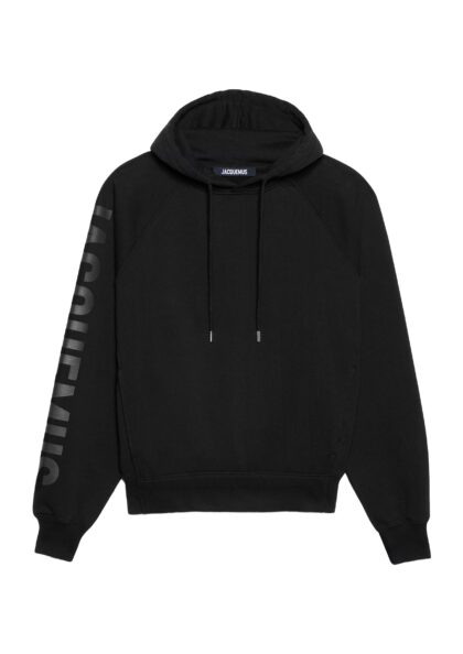 JACQUEMUS - LE HOODIE TYPO BLACK
