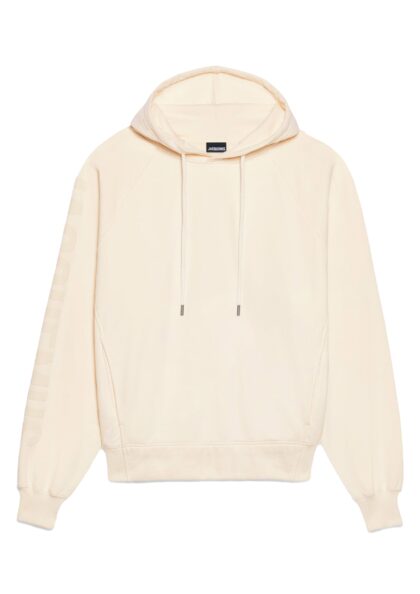 JACQUEMUS - LE HOODIE TYPO LIGHT BEIGE