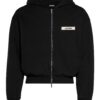 JACQUEMUS - LE HOODIE ZIP GROS GRAIN BLACK