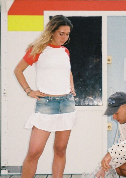 JACQUEMUS - LE MINI TSHIRT BASEBALL MULTI-RED