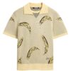 JACQUEMUS - LE POLO MARINO BANANA JACQUARD YELLOW
