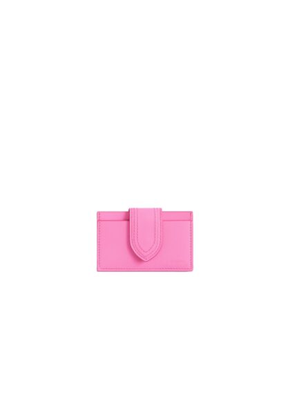 JACQUEMUS - LE PORTE CARTE BAMBINO NEON PINK