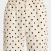 JACQUEMUS - LE SHORT ALOE PRINT DOTS LOGO OFF-WHITE