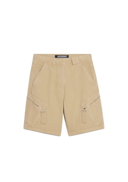 JACQUEMUS - LE SHORT MARRONE BEIGE
