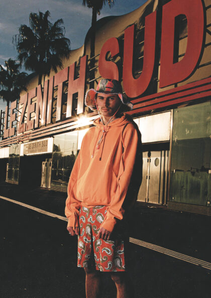 JACQUEMUS - LE SHORT PINGO PRINT PAISLEY RED