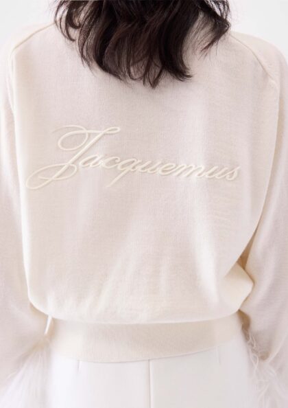 JACQUEMUS - LE SWEATER BRODE OFF-WHITE