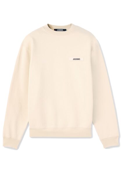 JACQUEMUS - LE SWEATSHIRT GROS GRAIN BEIGE