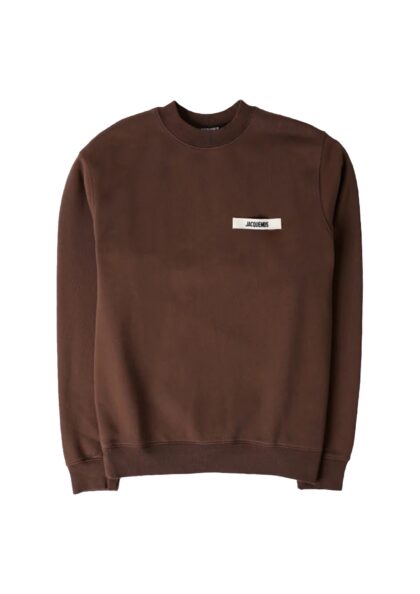 JACQUEMUS - LE SWEATSHIRT GROS GRAIN DARK BROWN