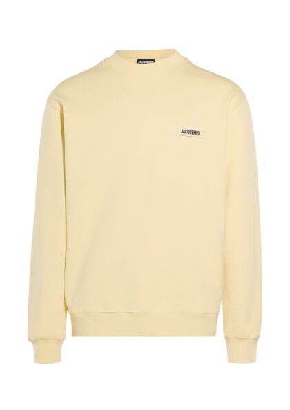 JACQUEMUS - LE SWEATSHIRT GROS GRAIN LIGHT YELLOW