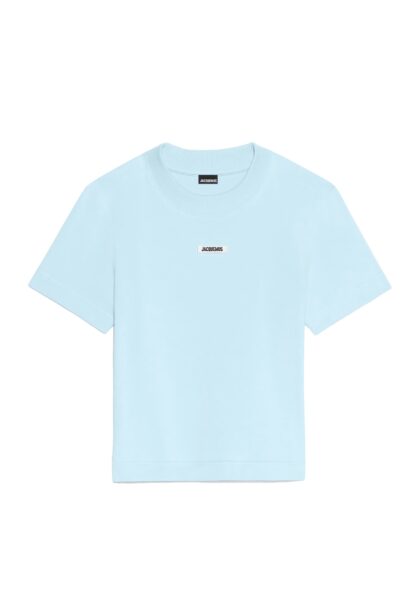 JACQUEMUS - LE T-SHIRT GROS GRAIN LIGHT BLUE