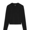 JACQUEMUS - LE T-SHIRT GROS GRAIN MANCHES LONGUES BLACK