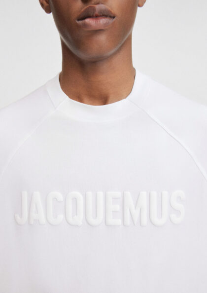 JACQUEMUS - LE T-SHIRT TYPO WHITE