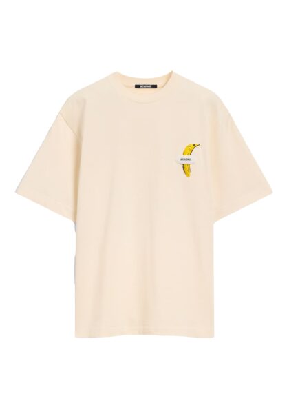JACQUEMUS - LE TSHIRT BANANE BANANA PATCH OFF-WHITE