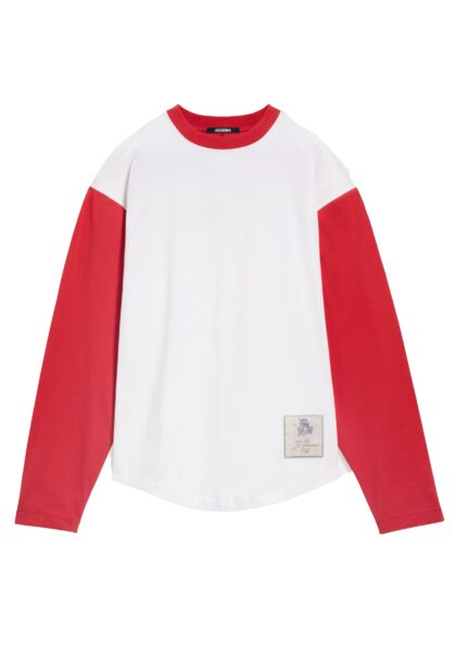 JACQUEMUS - LE TSHIRT BASEBALL ML MULTI-RED