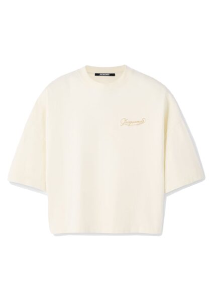 JACQUEMUS - LE TSHIRT CORTO UNI CLUB BEIGE