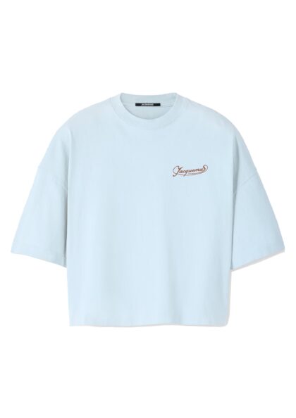 JACQUEMUS - LE TSHIRT CORTO UNI CLUB BLUE