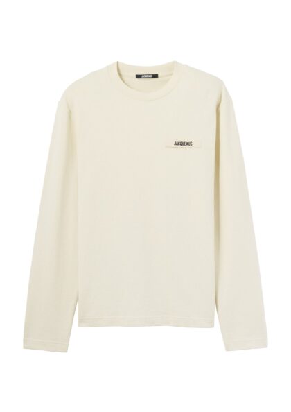 JACQUEMUS - LE TSHIRT GROS GRAIN LS BEIGE