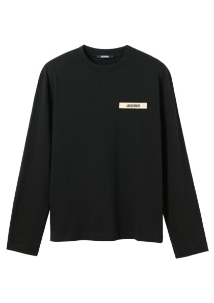 JACQUEMUS - LE TSHIRT GROS GRAIN LS BLACK