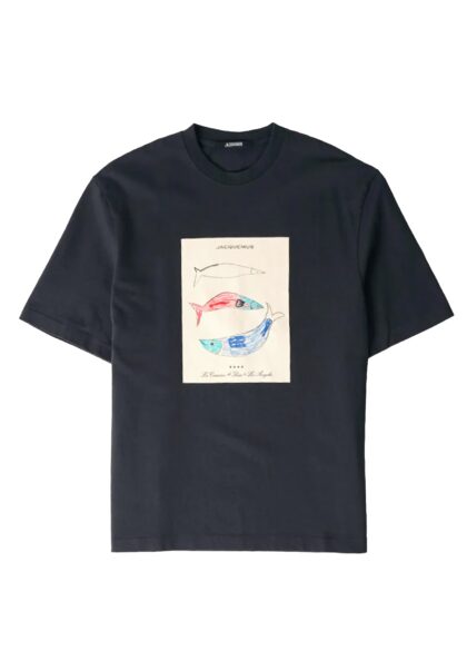 JACQUEMUS - LE TSHIRT MARINO ARTY HOTEL NAVY