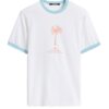 JACQUEMUS - LE TSHIRT VENICE PALM TREE WHITE / BLUE