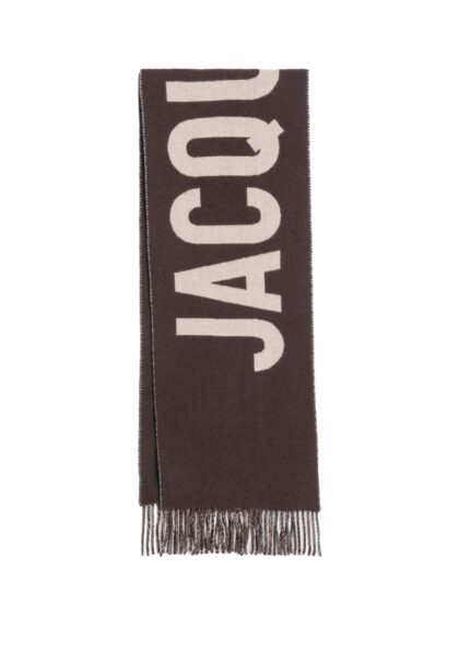 JACQUEMUS - L'ECHARPE JACQUEMUS MULTI BROWN