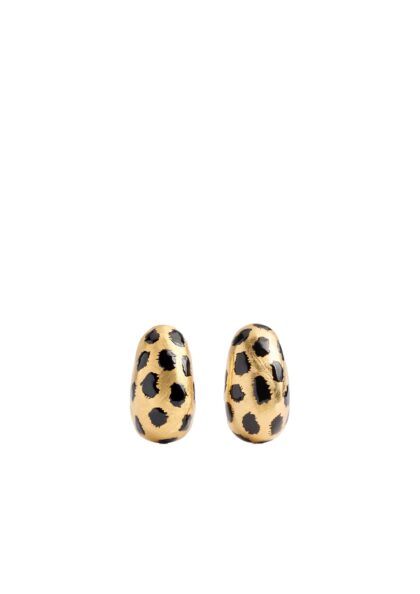 JACQUEMUS - LES BOUCLES CURVO - GOLD / BLACK