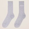 JACQUEMUS - LES CHAUSSETTES JACQUEMUS MEDIUM GREY