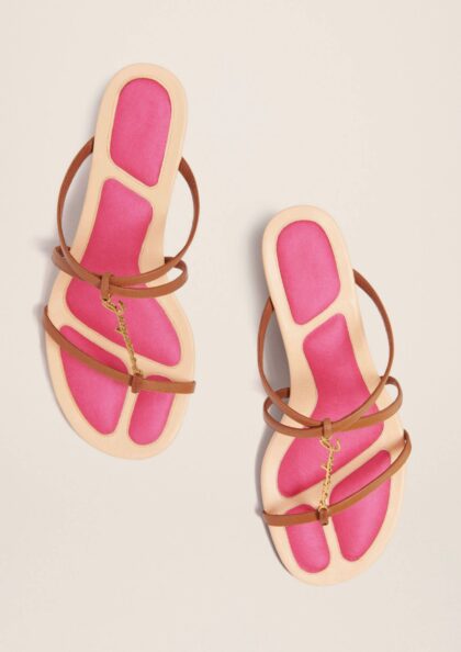 JACQUEMUS - LES SANDALES BASSES PRALU LIGHT BROWN